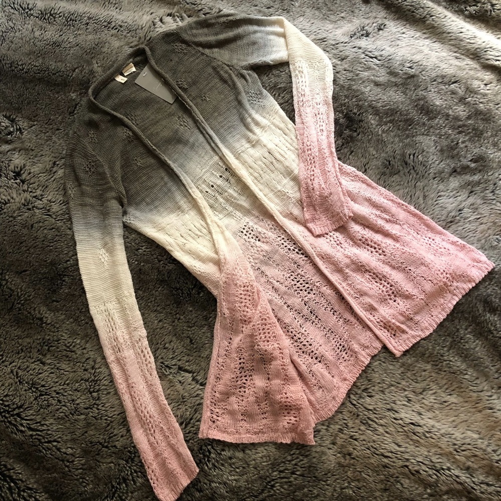 Anthropologie Tonal Tides Cardigan XSP